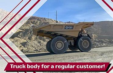 New truck body manufactured by Professional Ltd. was supplied to America 